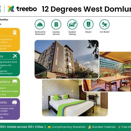 Treebo 12 Degrees West, 750 M From Embassy Golf Links Business Park 班加罗尔 外观 照片